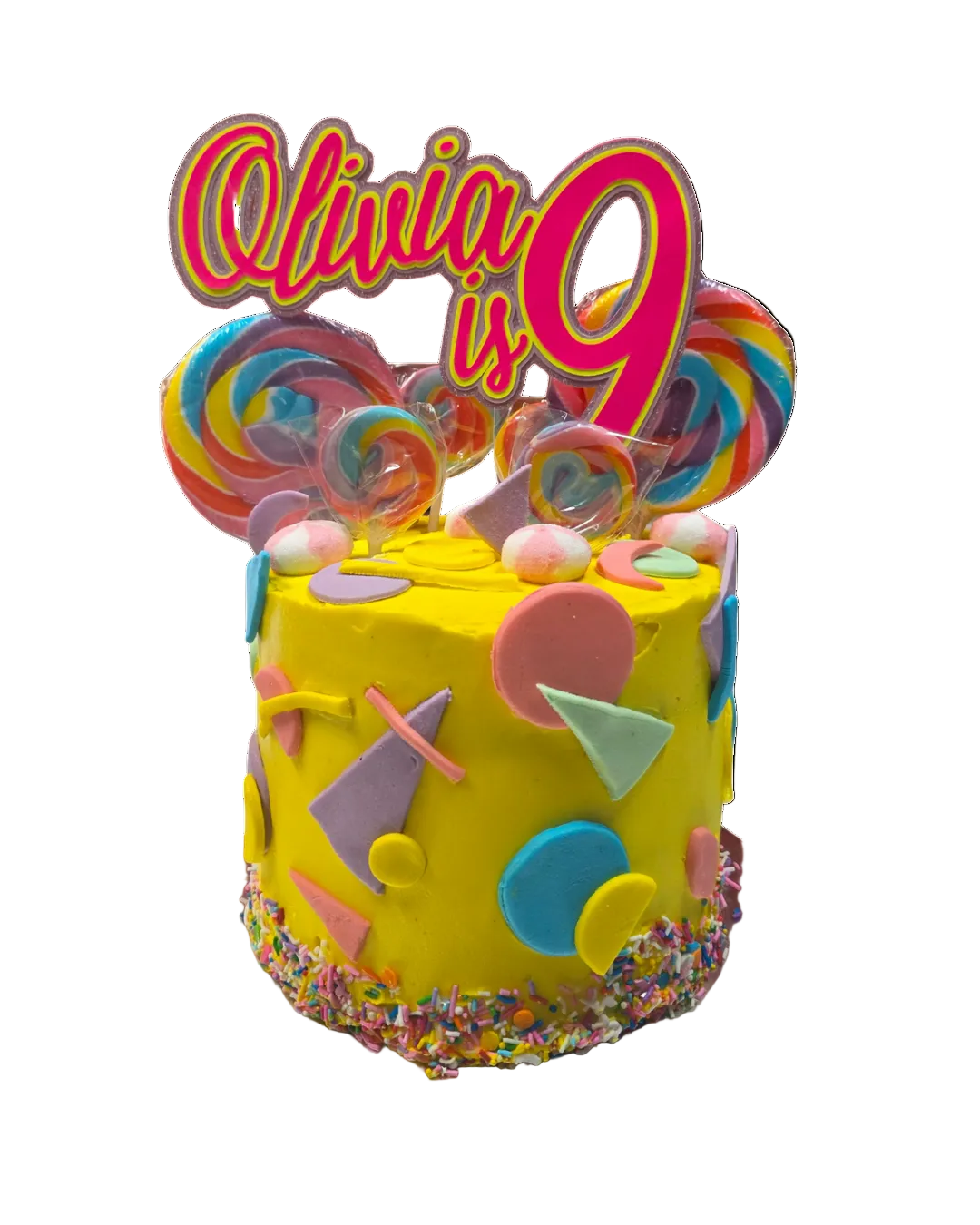 Card Stock Cake Toppers