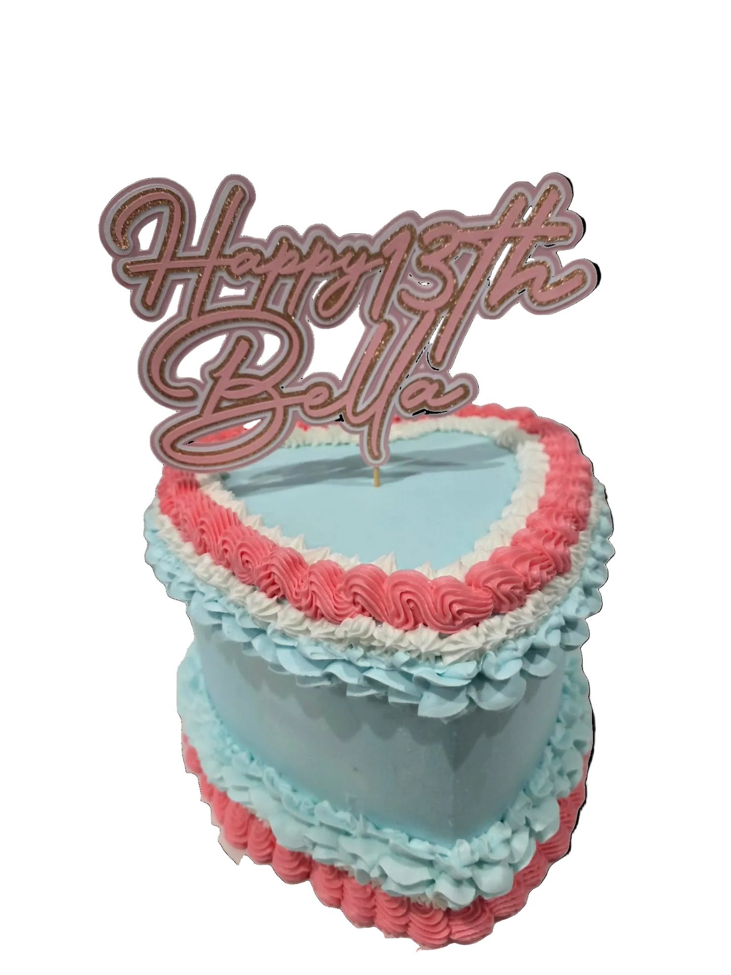Card Stock Cake Toppers