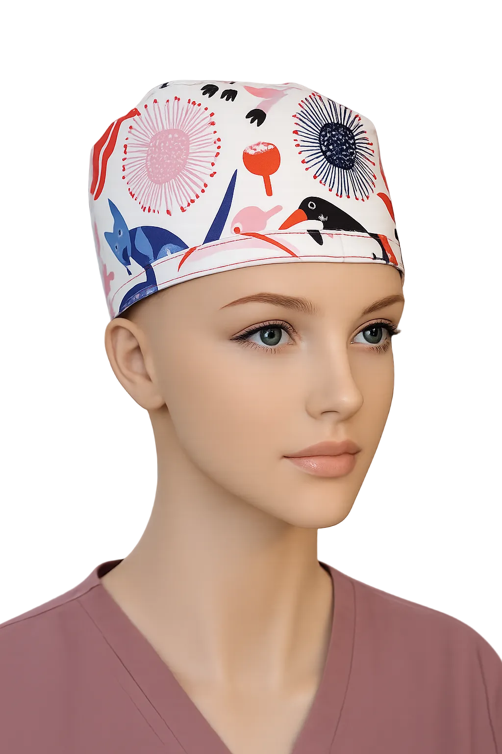 Reversible Scrub Caps