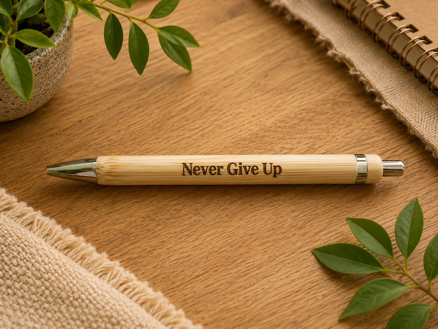 Negative and Positive Bamboo Pens