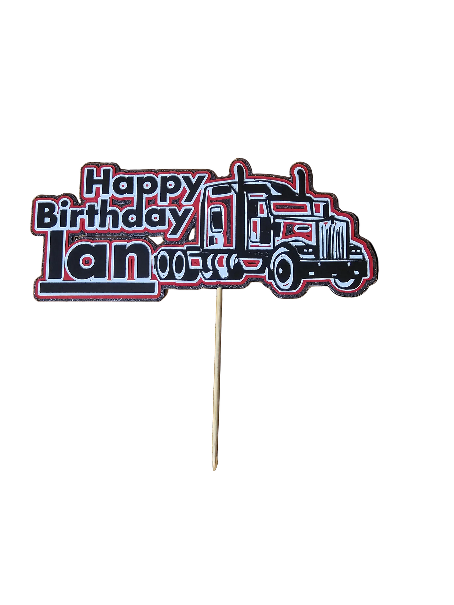 Card Stock Cake Toppers