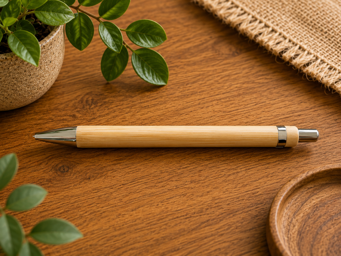 Negative and Positive Bamboo Pens