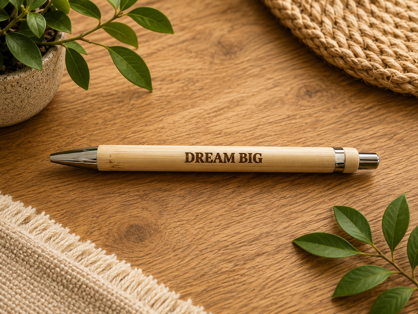 Negative and Positive Bamboo Pens