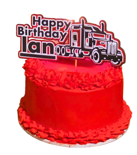 Card Stock Cake Toppers